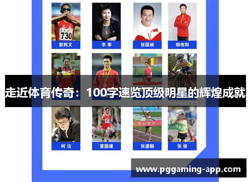 走近体育传奇：100字速览顶级明星的辉煌成就